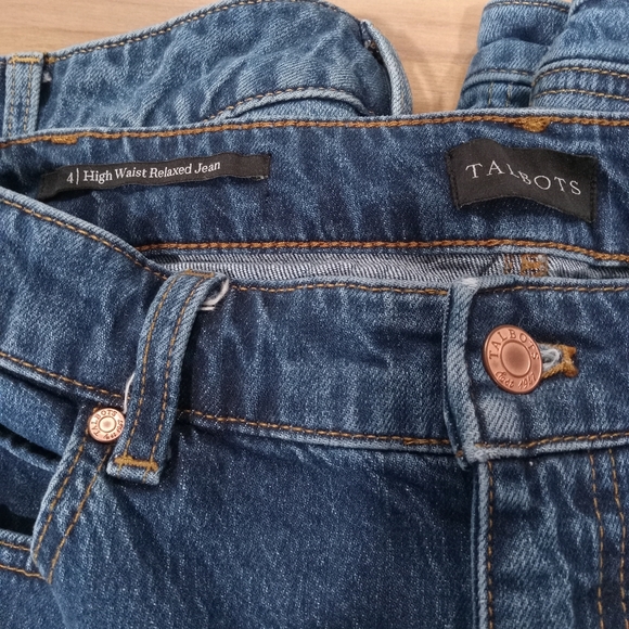 Talbots High Waist Relaxed Jean 3 Pairs Excellent Used Condition Size 4 - Picture 2 of 9